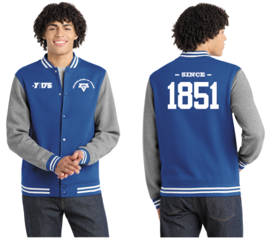 Classic Letterman-style Jacket with 175th Y Logo