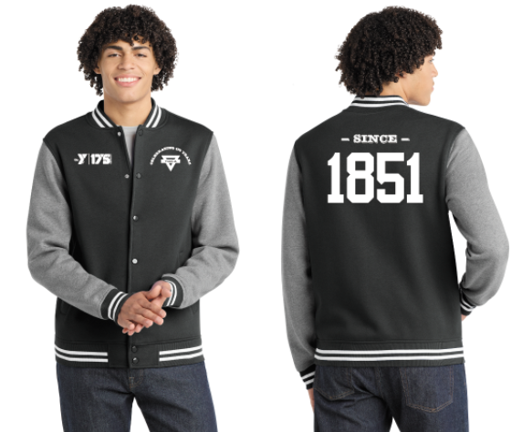 Classic Letterman-style Jacket with 175th Y Logo
