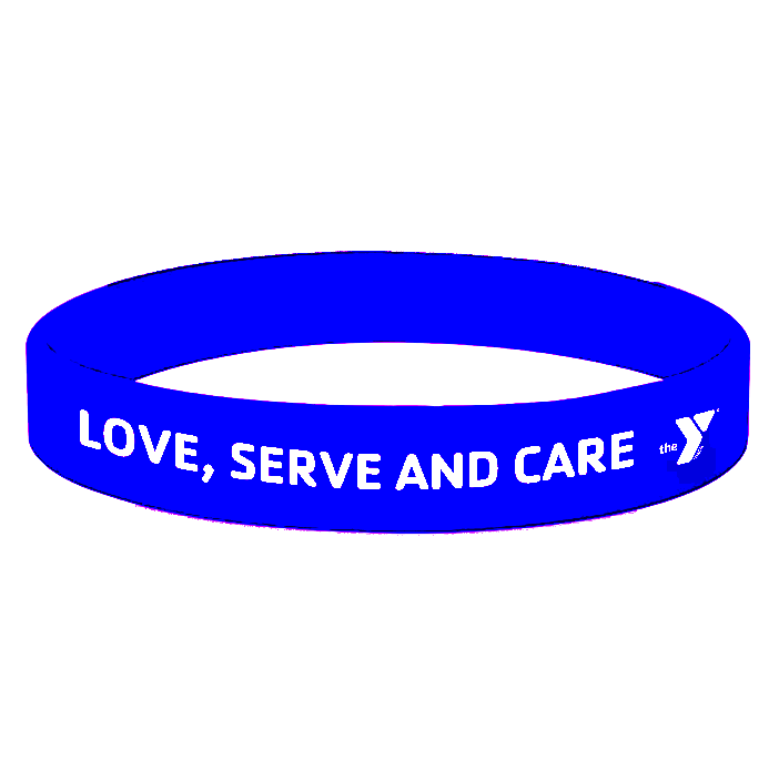 Debossed Color Filled Silicone Wristbands - 1/2