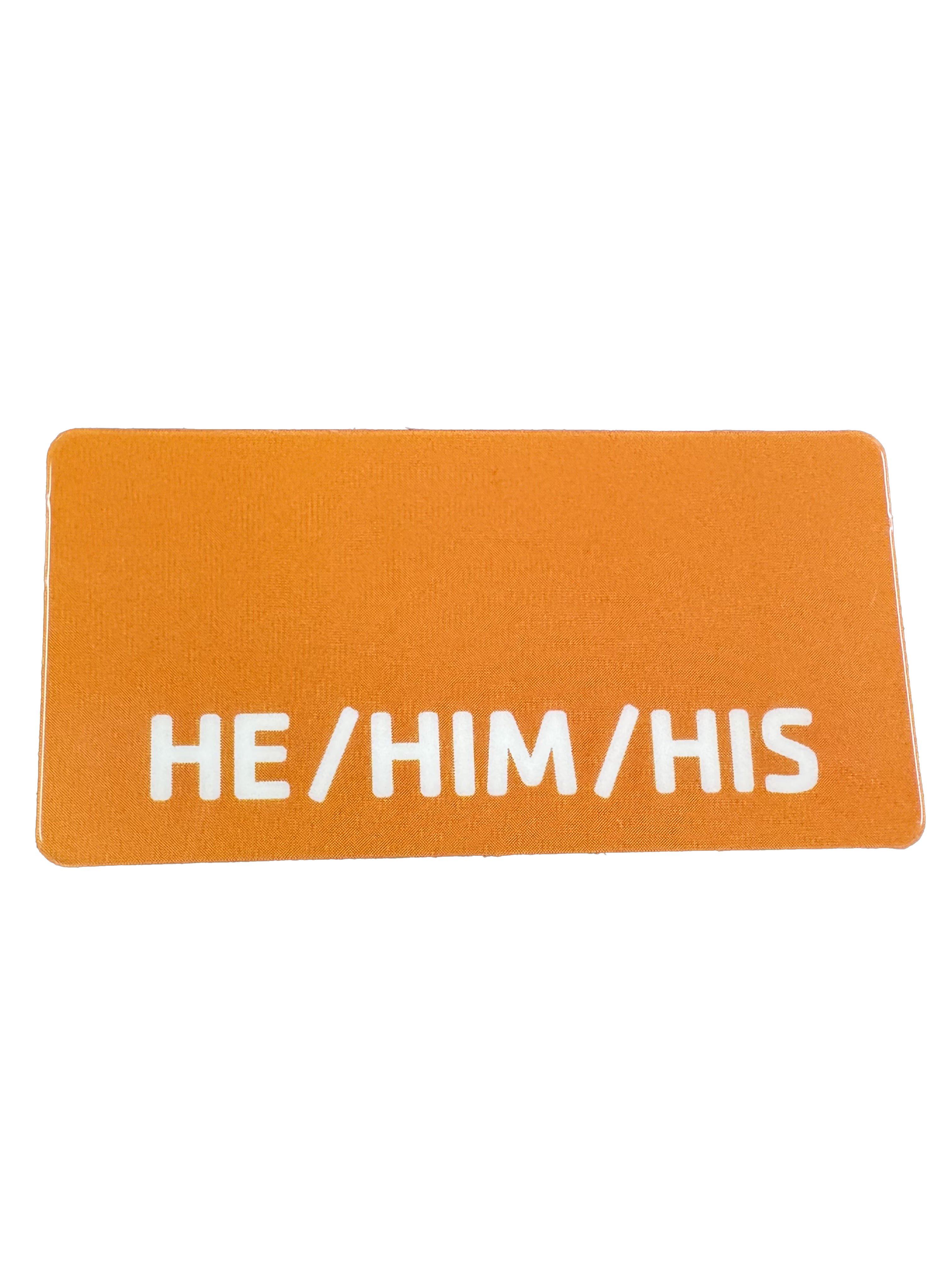 Laminated Pronoun Badge